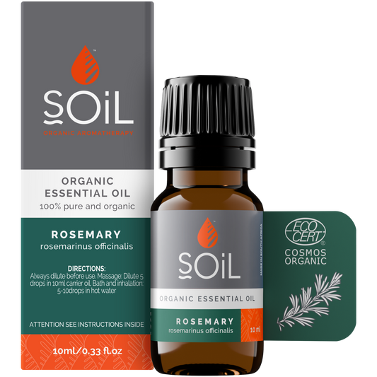 Organic Rosemary Essential Oil (Rosemarinus Officinalis) 10ml