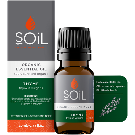 Organic Thyme Essential Oil (Thymus Vulgaris) 10ml