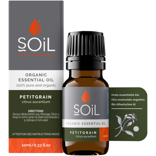 Organic Petitgrain Essential Oil (Citrus Aurantium) 10ml