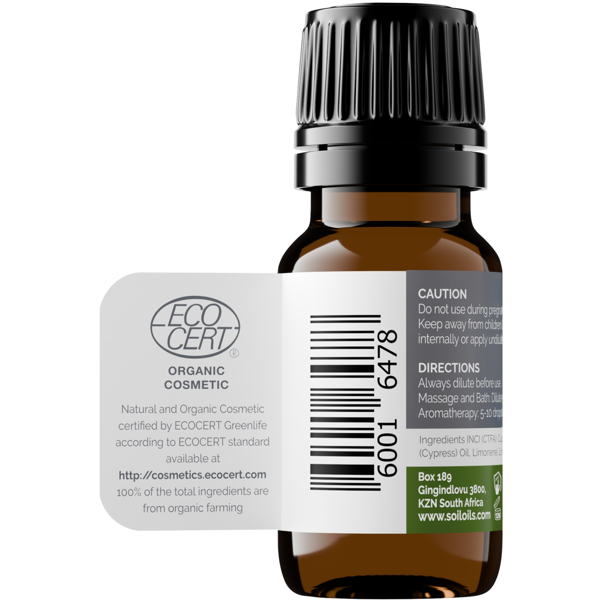 Organic Cypress Essential Oil (Cupressus Sempervirens) 10ml