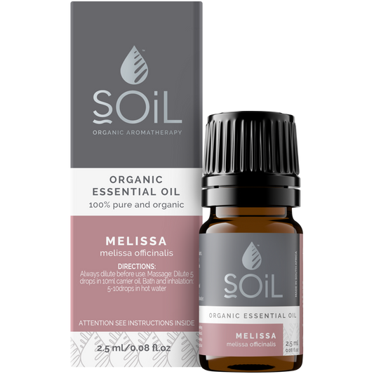 Organic Melissa Essential Oil (Melissa Officinalis) 2.5ml