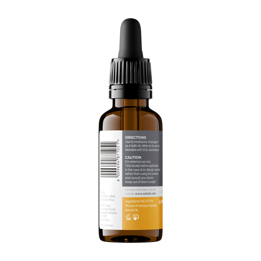 Organic Apricot Kernel Oil (Prunus Armeniaca) 60ml