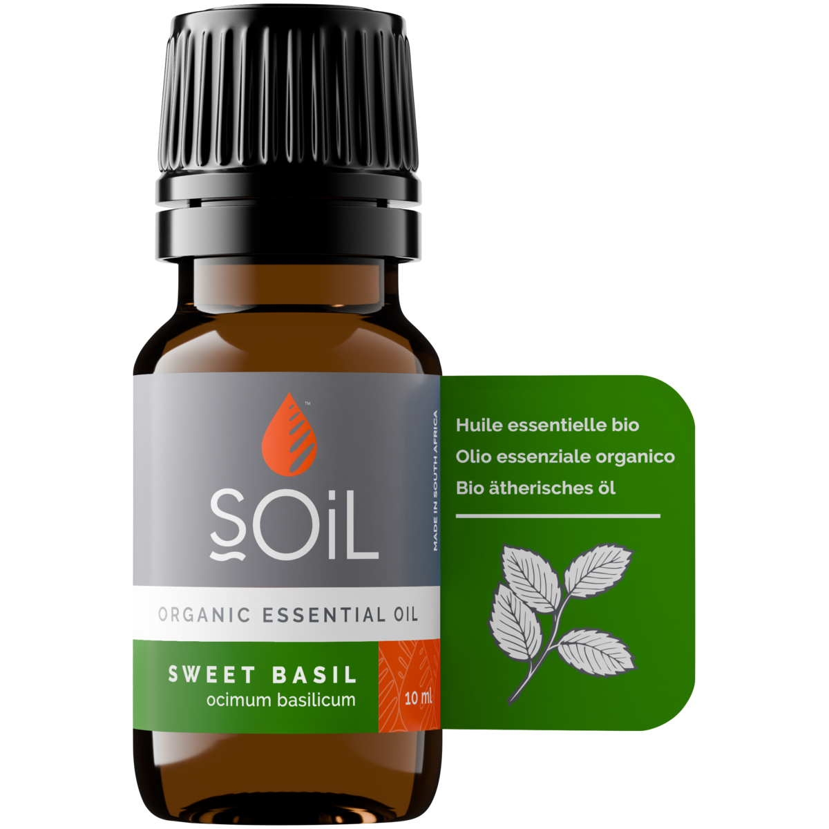 Organic Basil Essential Oil (Ocimum Basilicum) 10ml