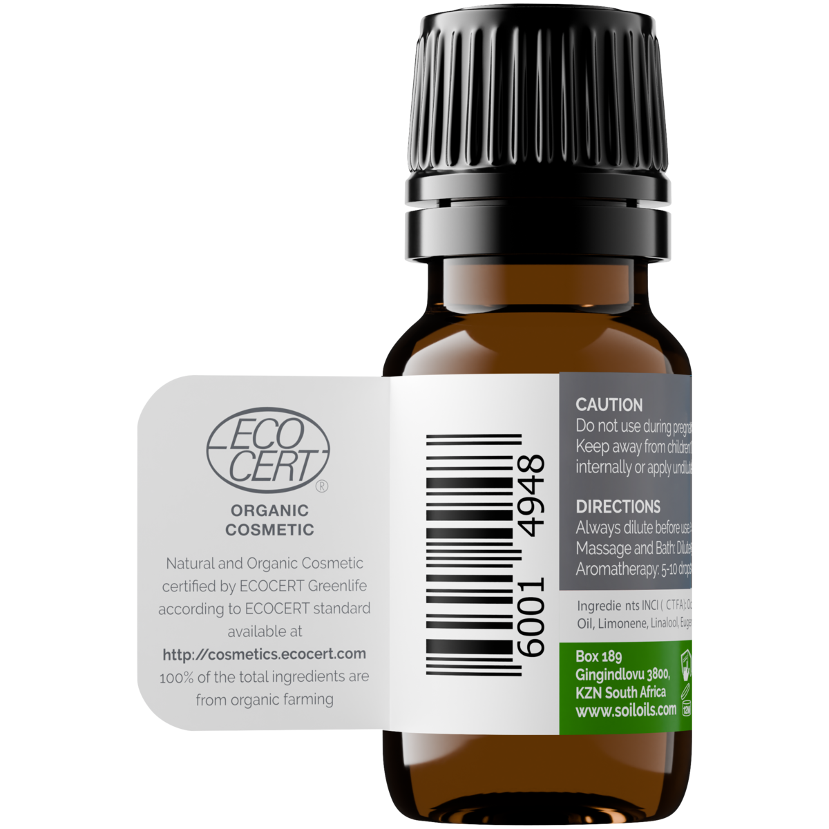 Organic Basil Essential Oil (Ocimum Basilicum) 10ml