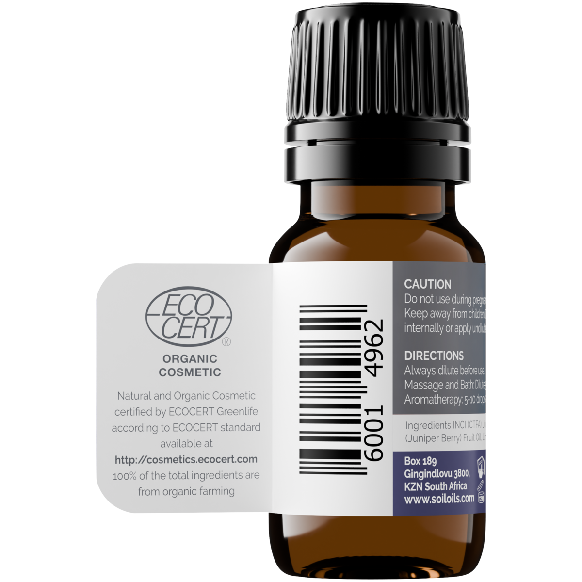 Organic Juniper Essential Oil (Juniperis Communis) 10ml