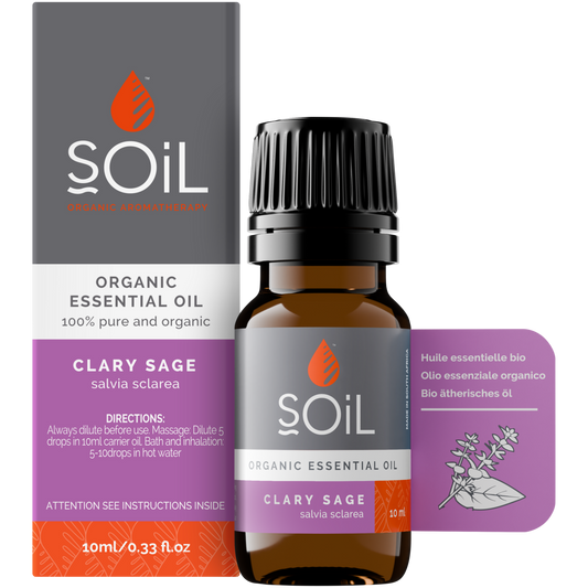Organic Clary Sage Essential Oil (Salvia Sclarea ) 10ml