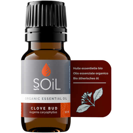 Organic Clove Bud Essential Oil (Eugenia Caryophillus) 10ml
