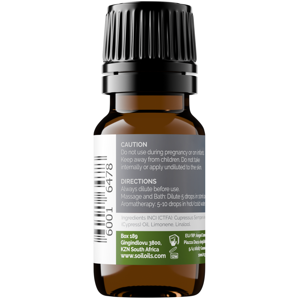 Organic Cypress Essential Oil (Cupressus Sempervirens) 10ml