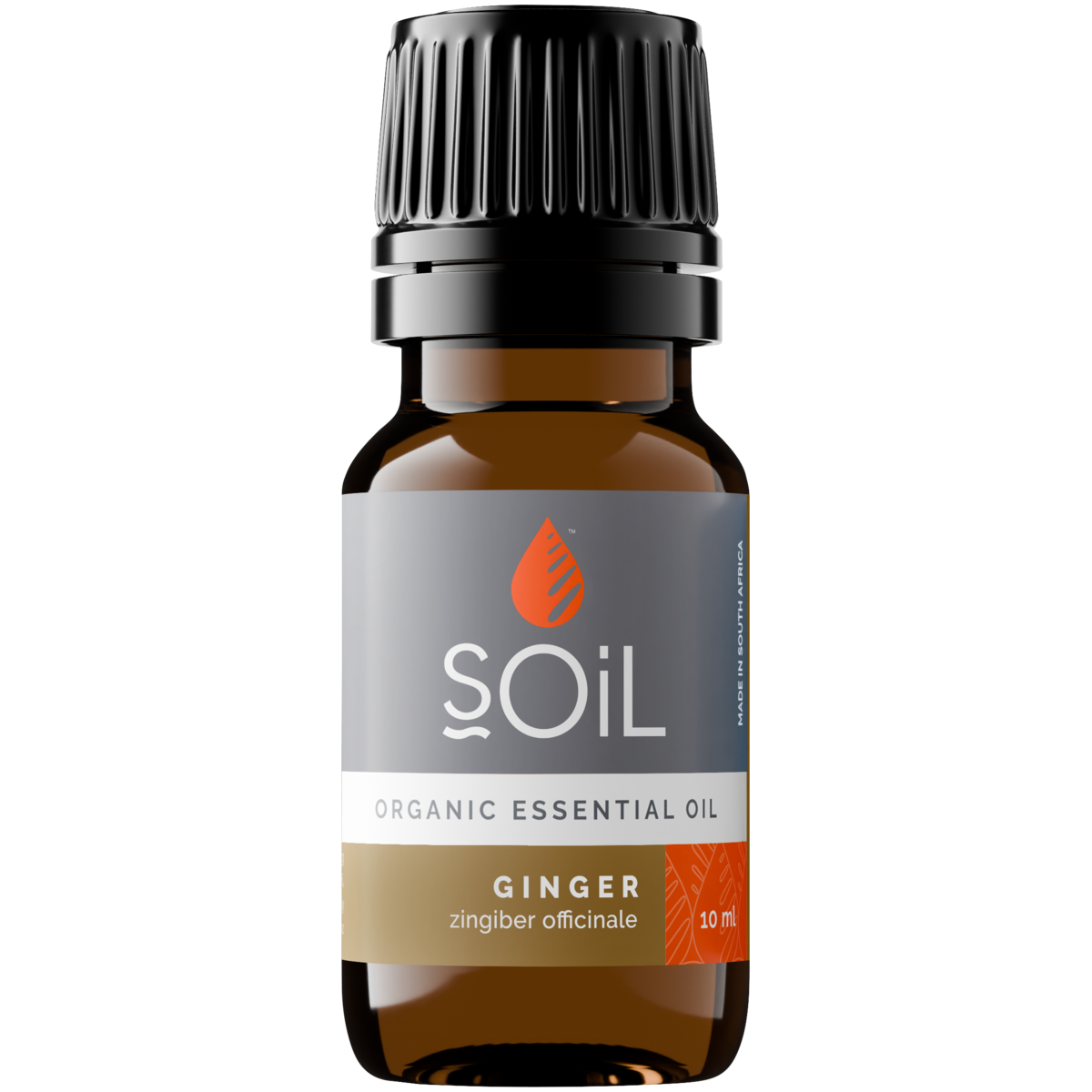 Organic Ginger Essential Oil (Zingiber Officinale) 10ml