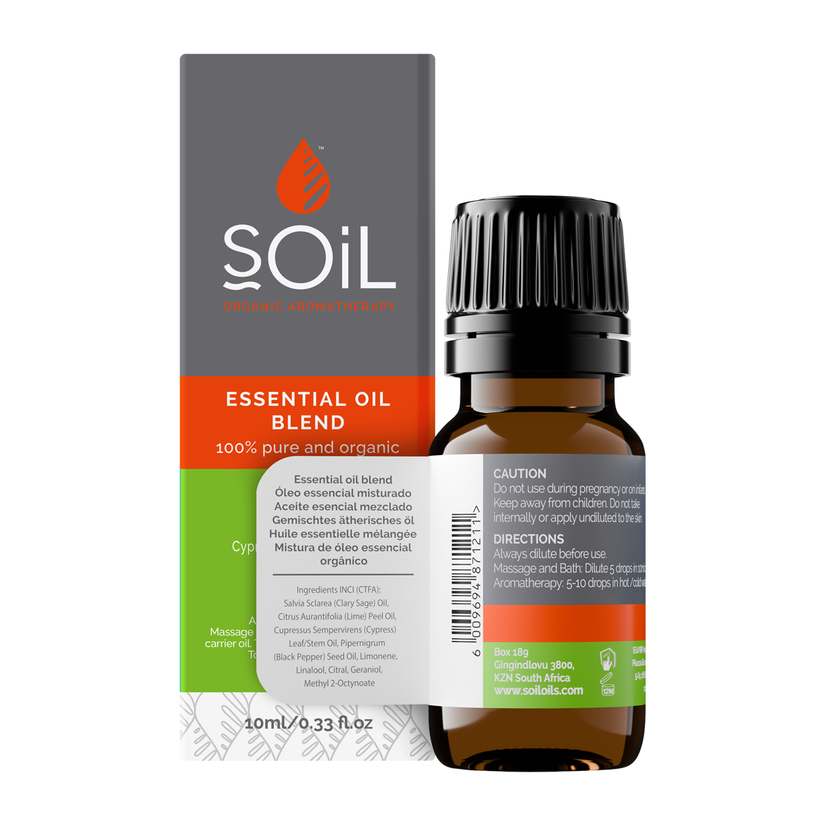 Energy - Organic Essential Oil Blend 10ml