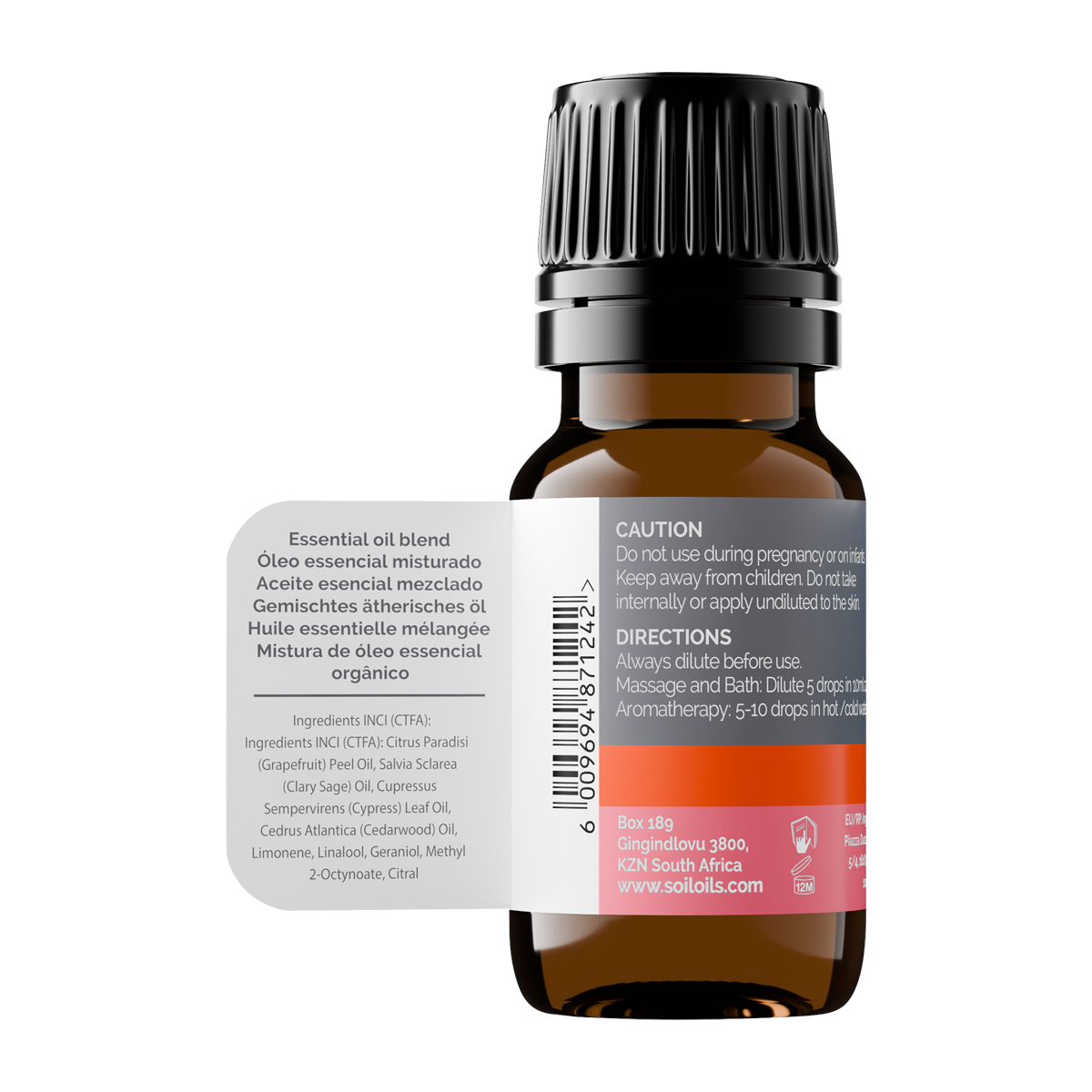 De-Stress - Organic Essential Oil Blend 10ml