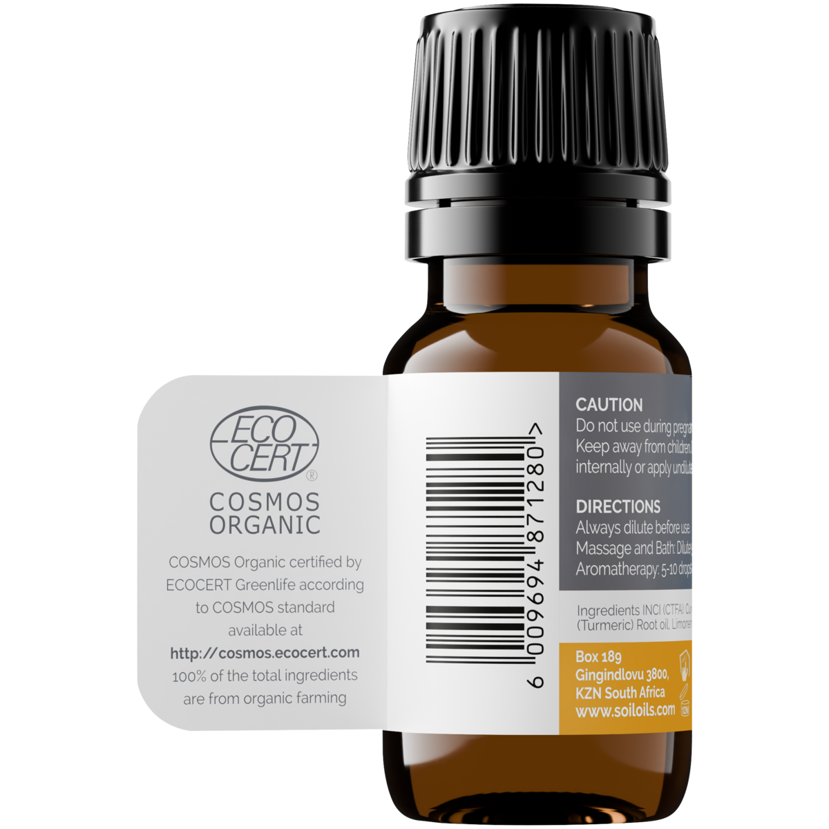 Organic Turmeric Essential Oil (Curcuma Longa) 10ml