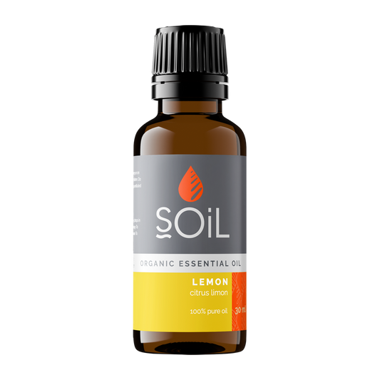 Organic Lemon Essential Oil (Citrus Limon) 30ml